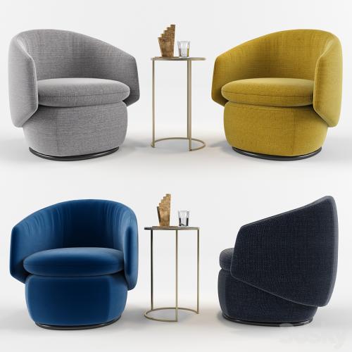 Crescent Swivel Chair_West elm