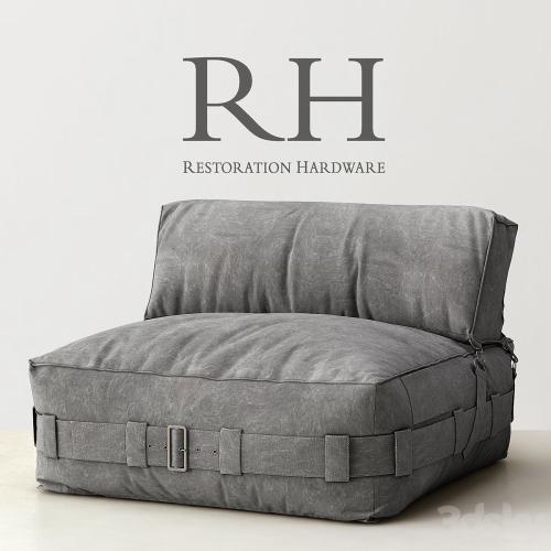 RH / CARGO LOUNGE ARMLESS CHAIR