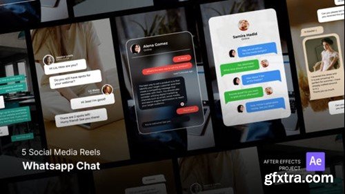 Videohive Social Media Reels - Whats App Chat After Effects Project Files 54086701