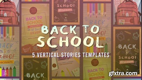 Videohive Back to School Stories 54124029