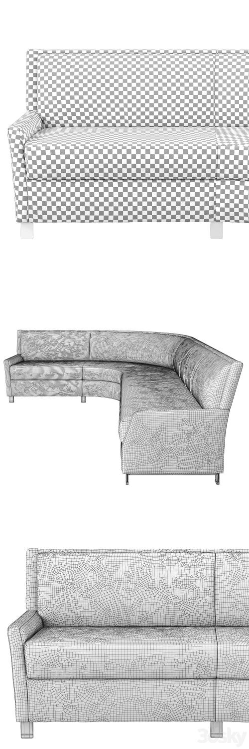 Perry Street Boomerang Sofa