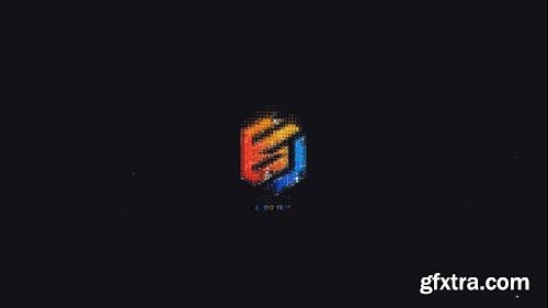 Videohive Pixel Glitch Logo 54111054