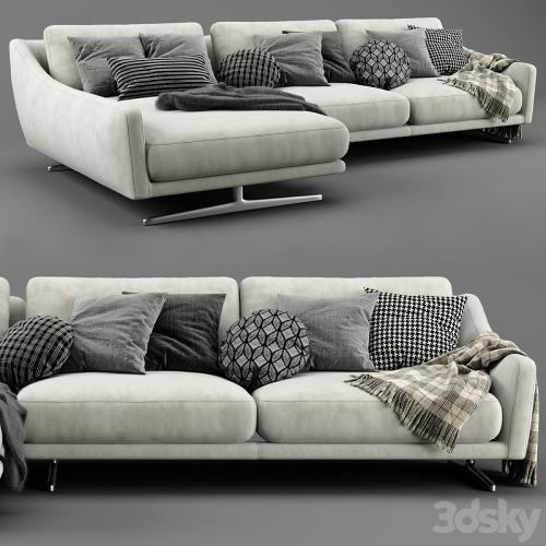 Bonaldo skid chaise longue sofa