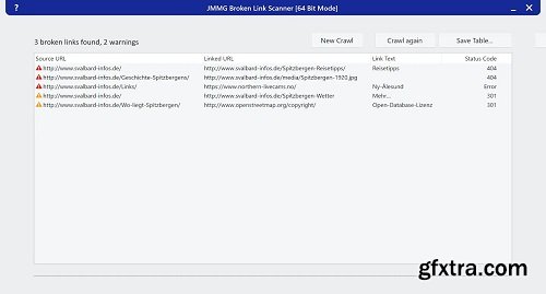 JMMGC Broken Link Scanner 1.50