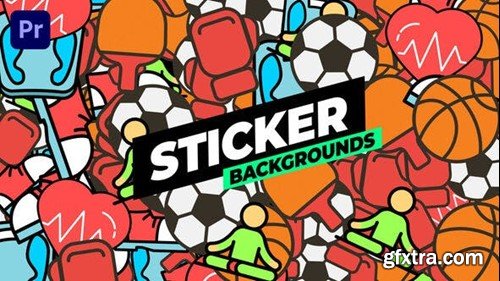 Videohive Sticker Backgrounds 54192194