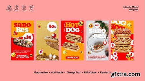 Videohive Hot Dog Instagram Reels 54193364