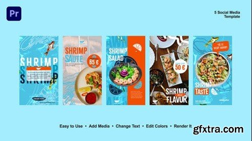 Videohive Seafood Menu Instagram Stories 54193232