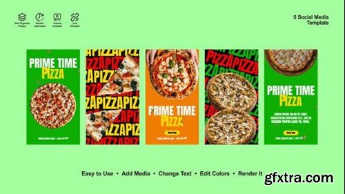 Videohive Pizza Instagram Stories 54193165