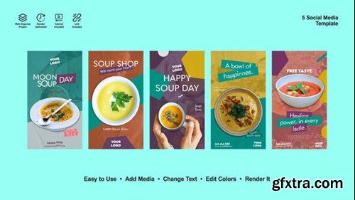 Videohive Soup Food Instagram Reels 54193444