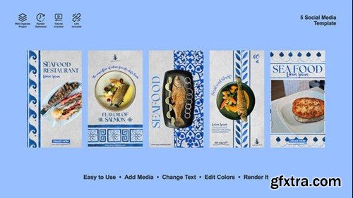 Videohive Fish Instagram Reels 54193305