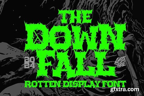 The Downfall - Black Metal Font Z9B7PZ3