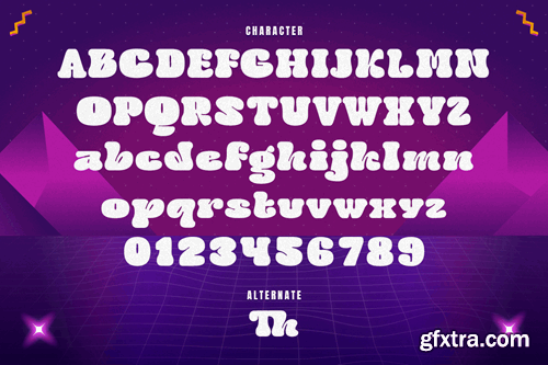 Disco Dream - Retro Display Font KE4UJAK