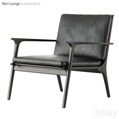 Ren Lounge Chair Large by Stellar Works