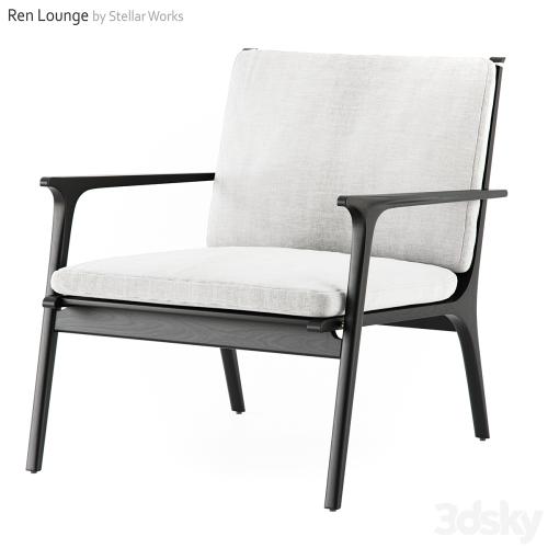 Ren Lounge Chair Large by Stellar Works