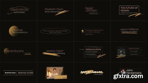 Videohive Creative Brush Lower Thirds 54116828