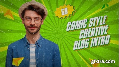 Videohive Comic Style Blog Intro 54095322