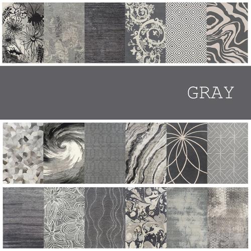 18 carpets in color GRAY