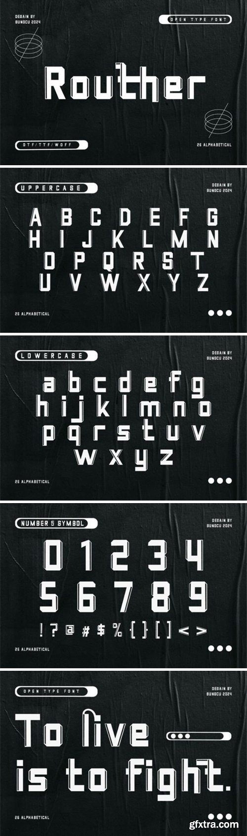 Routher Font