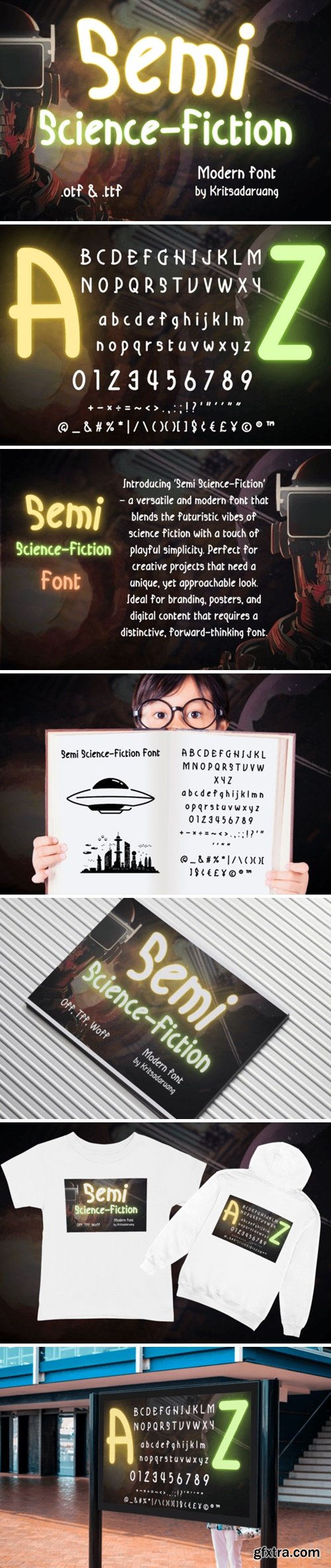 Semi Science-fiction Font