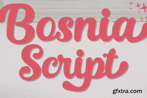 Bosnia Script Font