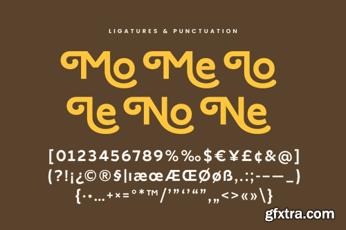 Monga - Modern Fancy Logo Font DEBGNAQ