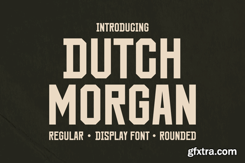 Dutch Morgan - Display Sans Font UWE8N6B