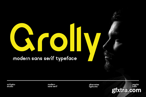 Grolly Modern Sans Font X2497K3