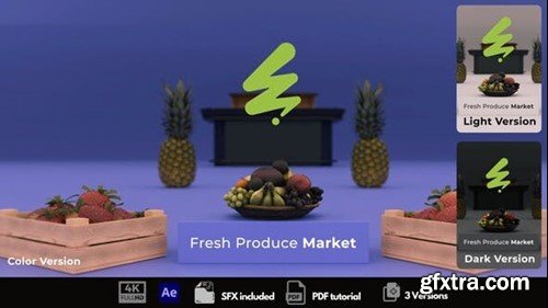 Videohive Fresh Produce Market Promo 54151146