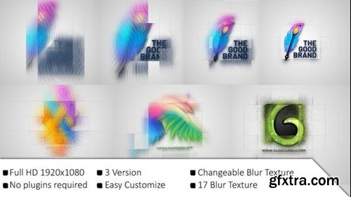 Videohive Blocks Blur Logo Reveal 54152577