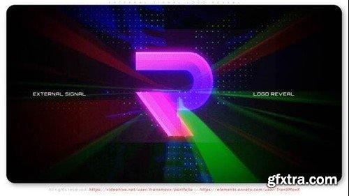 Videohive External Signal Logo Reveal 54151169