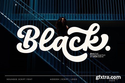 Black - Rounded Script Font 6MS4P5V