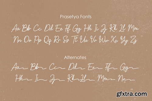 Prasetya | Handwritten Font 6HWDT5T