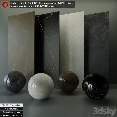 Stone Slab & Seamless texture Set 78