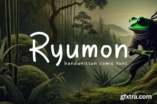 Ryumon - Handwritten Comic Font HQFS3LT