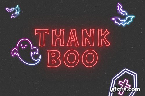 Neon Halloween - Display Font ZKCT5AD