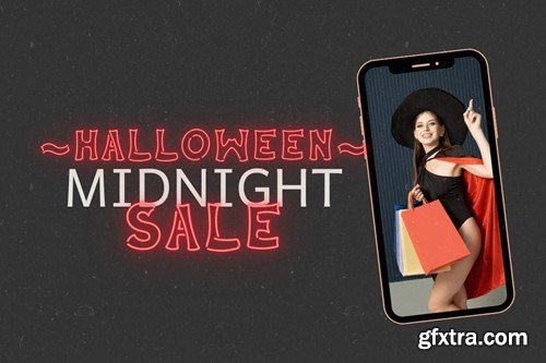 Neon Halloween - Display Font ZKCT5AD