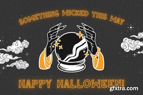 Neon Halloween - Display Font ZKCT5AD