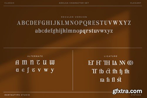 Adelga Classic Vintage Font Y9FXYQ9