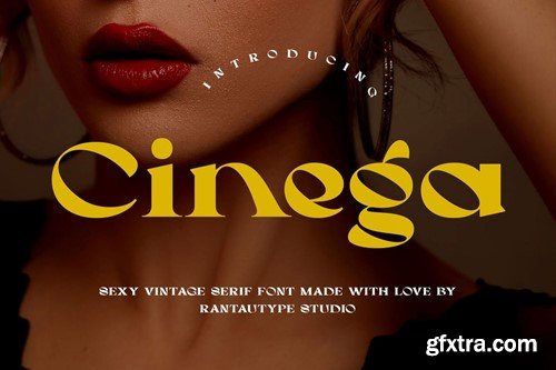 Cinega Sexy Vintage Serif Font CZVM58E