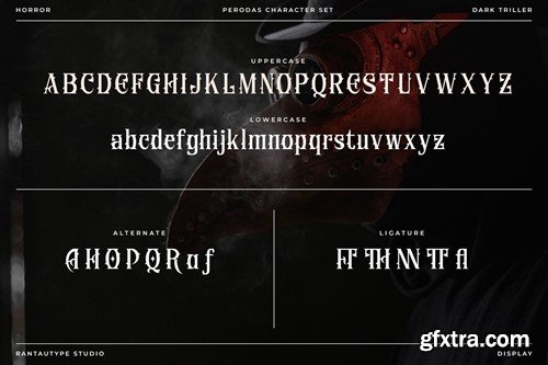 Perodas Horror Display Font 8GSP7V5