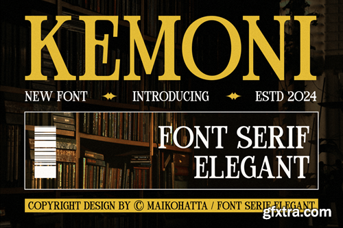 Kemoni - Font Serif Elegant RVS9YC3