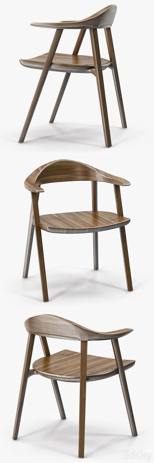 BassamFellows Mantis Side Chair & Kant Table