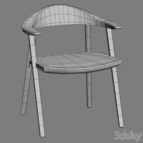 BassamFellows Mantis Side Chair & Kant Table