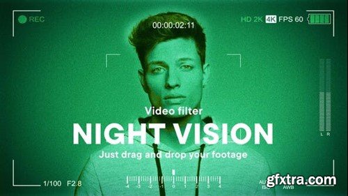 Videohive Night Vision Video Effect Template 54172753