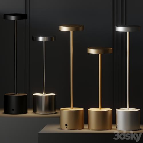 HISLE LUXCIOLE GM Table Lamp - 4 Different Metal Materials