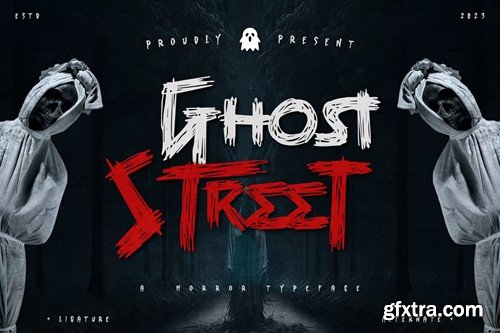 Ghost Street - A Horror Typeface UQRKWZP