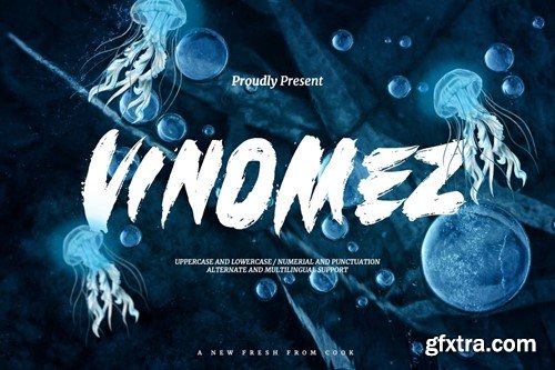 Vinomez - Graffiti Brush Font PV6D8VU