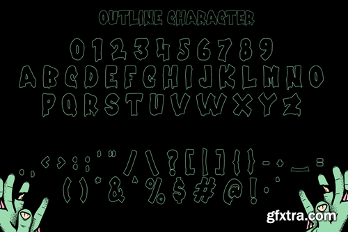 Creepy Spooky - Dripping Halloween Font U3FJ74Y