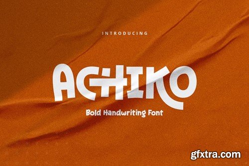 Achiko Font JYHFRGS