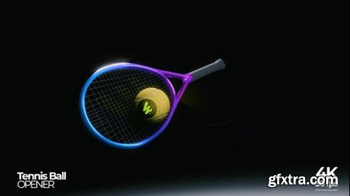 Videohive Tennis Logo Opener 54184878